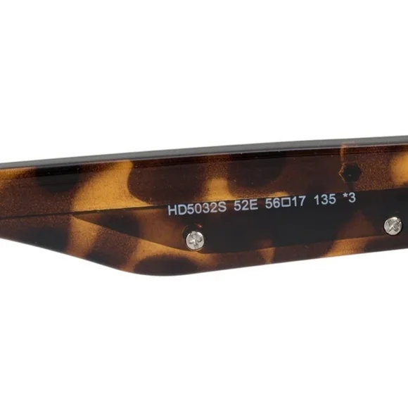 HARLEY-DAVIDSON HD 5032S 52E TORTOISE / GOLD DESIGNER SHINY ARMS HOT SUNGLASSES - Picture 4 of 10